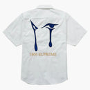 Supreme Aoi Eyes s/s trabajo camisa blanca