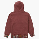 Supreme aoi icons hooded sweatshirt plum