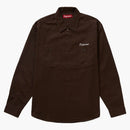 Suprema American Psycho Work Shirt Brown