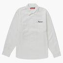 Camisa de trabajo psicópata estadounidense suprema blanca