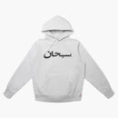 Supremia logotipo de la sudadera con capucha Ash Gray