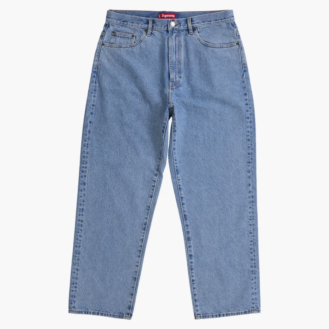 パンツ supreme Baggy Jean Washed Indigo 32 2025 Baggy Jean - Shop - Supreme