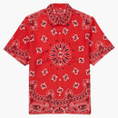 Supreme Bandana Silk S/s Shirt Red