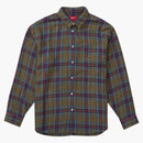 Supreme Basket Weave Camisa a cuadros Amarillo
