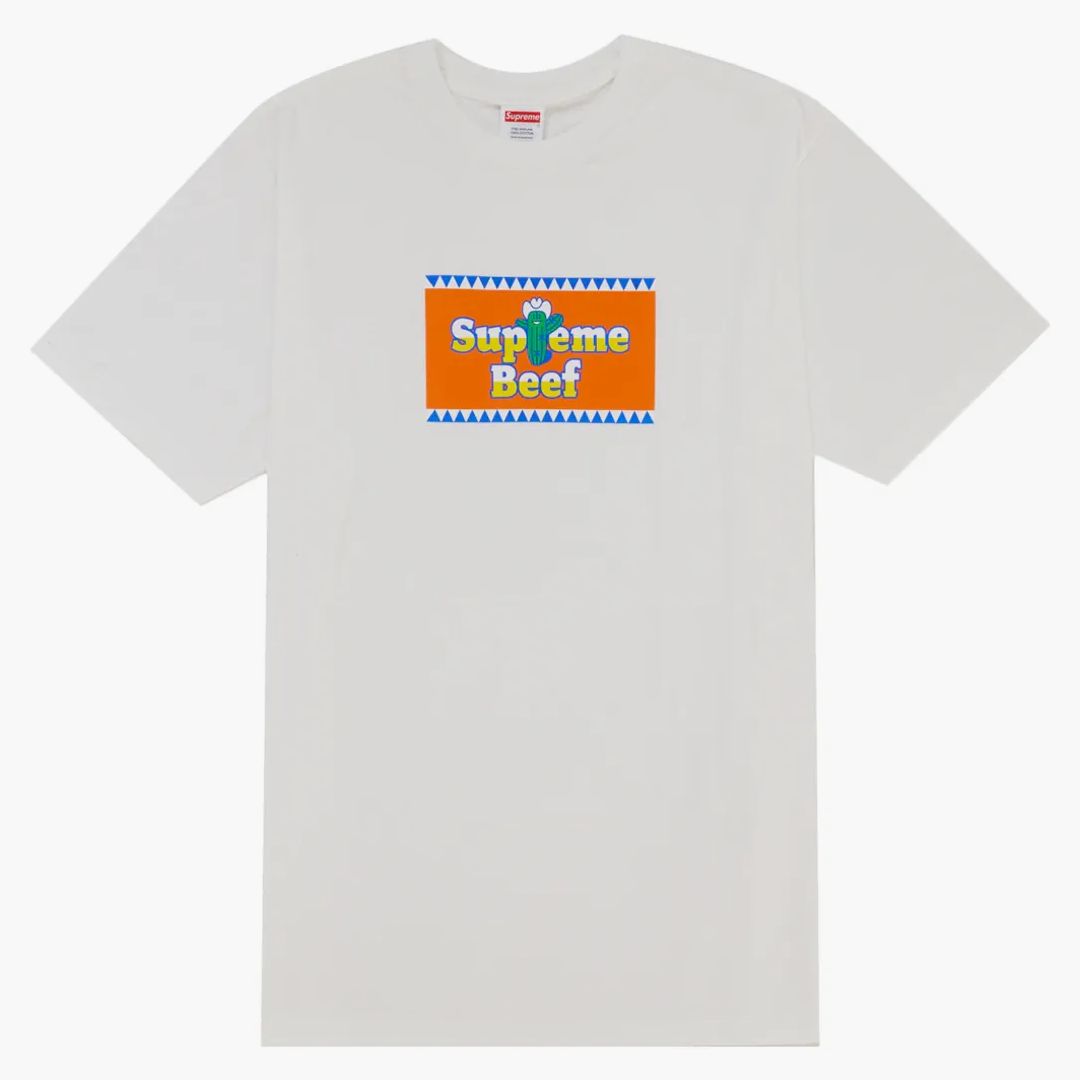 【Supreme】Beef T-Shirt★Light Pink★25SS★ Supreme Beef Tee 