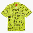 Supreme Black Ark Rayon S/s Shirt Fluorescent Yellow