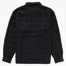 Supreme Boucle Zip Up Shirt Black