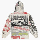 Supreme Collage Zip Up Hooded Sweatshirt White
