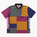 Supreme Colorblocked Soccer Polo Purple