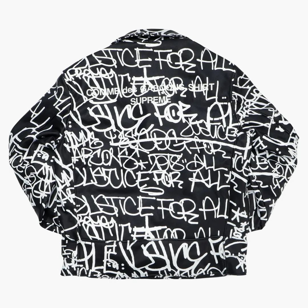 Supreme CDG Schott Leder Jacket - Buy at Hypeneedz