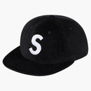Supreme corduroy s logo 6 panel black