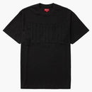 Supreme cutout logo s/s top black
