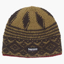 Supreme Diamond Beanie (fw25) Brown
