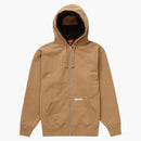 Supreme doble capucha doble sudadera con capucha sudadera con capucha marrón claro
