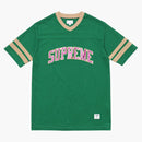 Supreme Glitter Arc Football Top Green
