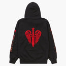Supreme Great China Wall Sword Hooded Sweatshirt Black