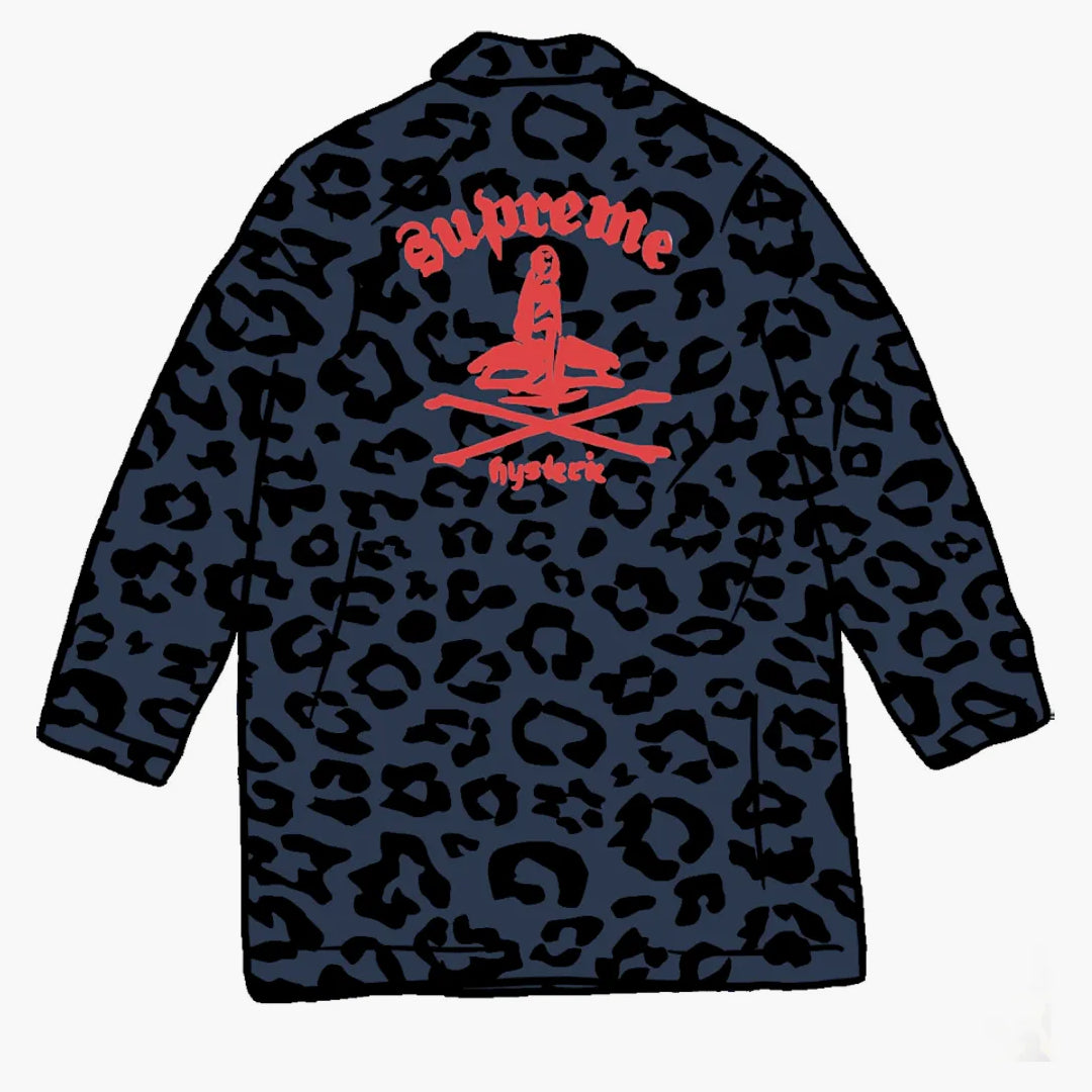 Supreme Leopard Trench Blue - Compre en Hypeneedz