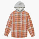 Camisa de franela de Jacquard Supreme con capucha