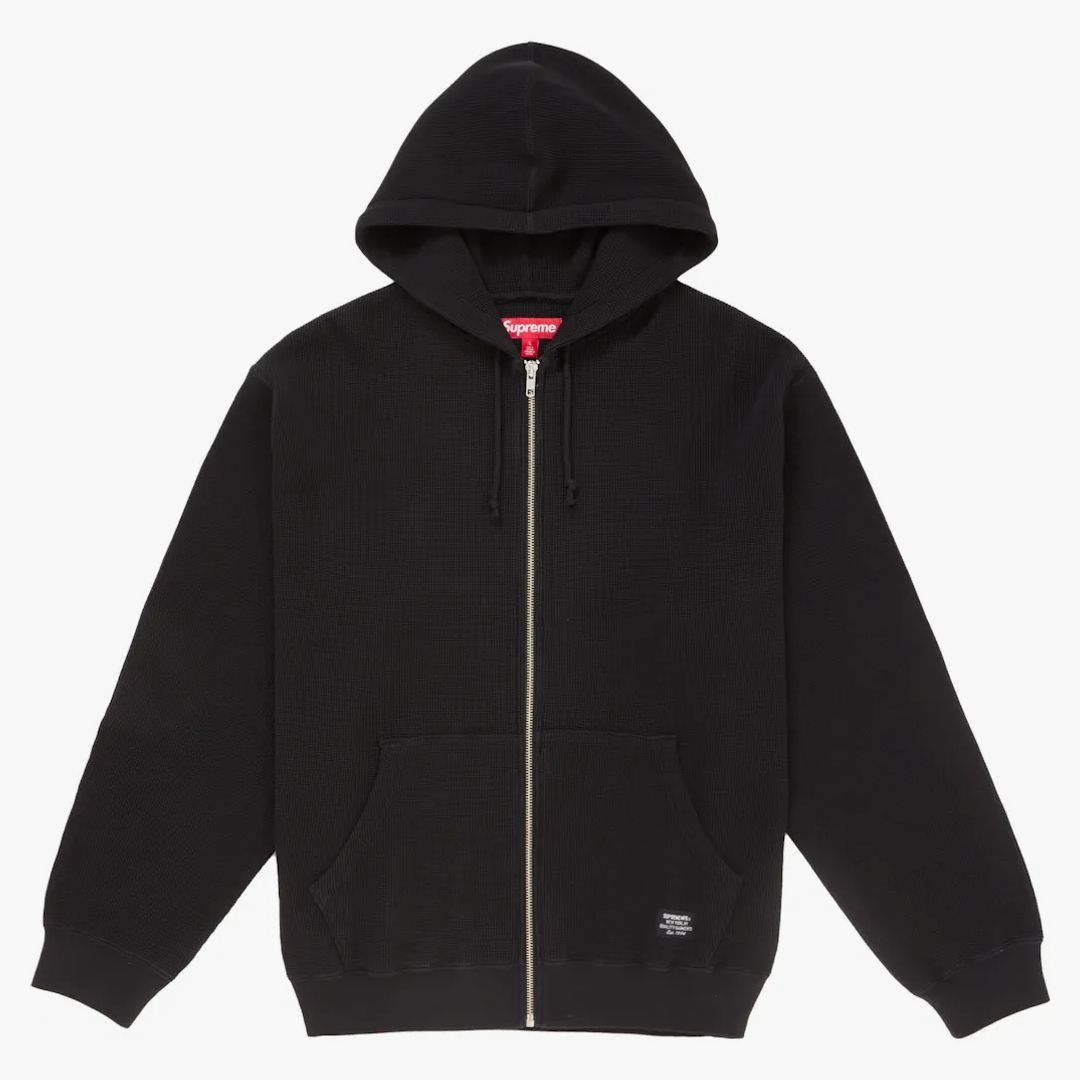 SupremeHoodedZipUpThermalSS25B