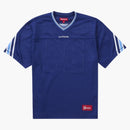 Navy supremo jacquard nerva football jersey