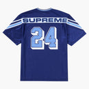 Navy supremo jacquard nerva football jersey