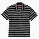 Supreme Key Stripe S/s Shirt Black