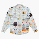 Supreme label Shirt Light Blue