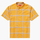 Supreme Lightweight Plaid S/s Shirt Orange