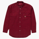 Supreme Loose Fit Flannel Oxford Shirt Red Plaid