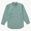 Supreme Loose Fit Stripe Shirt Green