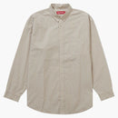 Supreme Loose Fit Stripe Shirt Tan