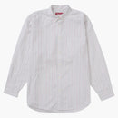 Supreme Loose Fit Stripe Shirt White
