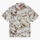 Supreme Marble Silk S/S Shirt White