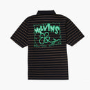 Supremo Melvins Stripe S S Polo Black