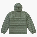 Supreme Micro Down Half Zip Hooded Pullover Olive