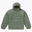 Supreme Micro Down Half Zip Hooded Pullover Olive