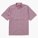 Supreme Mini Plaid S/s Shirt Pink