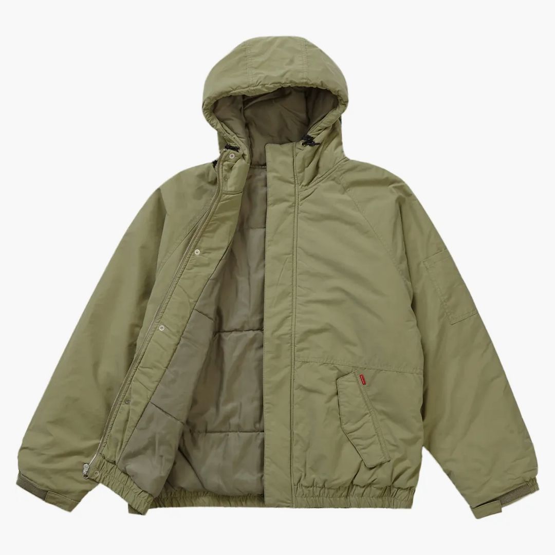 ジャケット・アウター Supreme Needlepoint Hooded Jacket Olive Supreme Needlepoint Hooded Jacket 'Olive Green' SUP-FW23-157