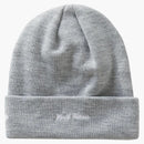 Supreme New Era Cross Box Logo Beanie Heather Gray