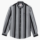 Supreme Nike Cotton Twill Shirt Black Stripe