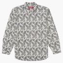 Supreme Paisley Flannel Shirt White