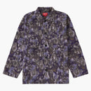 Supreme Paisley Fleece Shirt Purple
