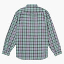 Camisa de franela de cuadros supreme (FW24) Azul