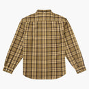 Camisa de franela a cuadros supreme (FW24) Tan