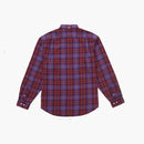 Supreme Plaid Flannel Shirt (fw24) Purple