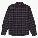 Supreme Plaid Flannel Shirt (SS24) Black