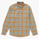 Supreme Plaid Flannel Shirt (ss24) Tan