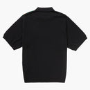 Supreme Plaid Knit S/S Polo Black