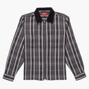 Camicia suprema per zip termico a quadri neri