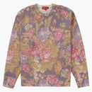 Supremo suéter de angora floral estampado